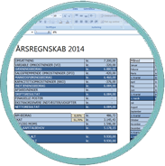 Danmarks bedste Excel regnskabsprogram.